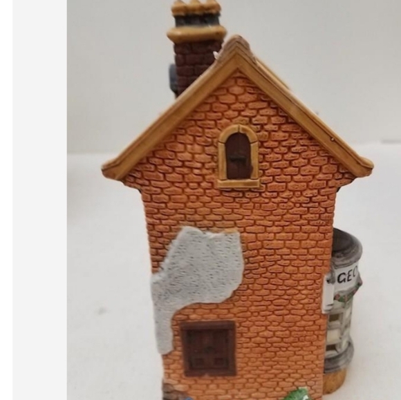 Dept 56 Charles Dickens Village Geo Weeton Watchmaker Cottage 6 1/2 X 4X3, 1988 - Picture 6 of 7